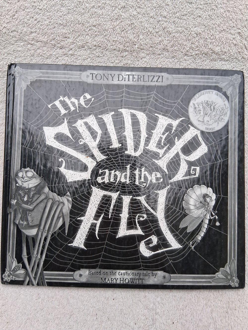 The Spider and the Fly 2002 Scholastic Hardcover Based On Mary Howitt 1829 Poem